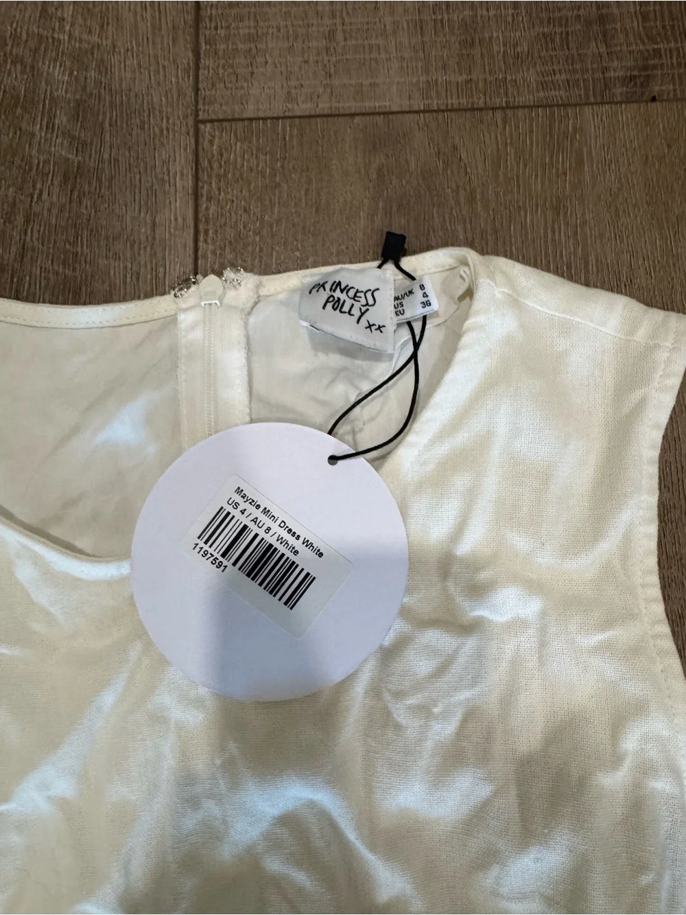 Princess Polly White Cutout Sleeveless Mini Dress - Women